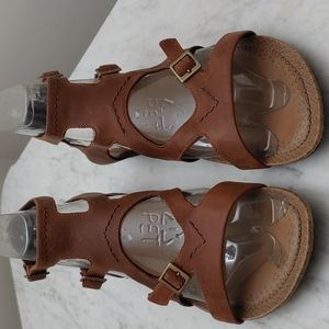 Merrell brown leather casual sandal size 10